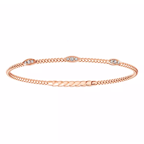 Velocity Active Flex Leaf Diamond Bracelet
