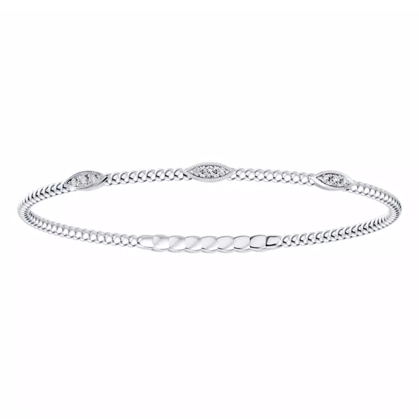 Velocity Active Flex Leaf Diamond Bracelet