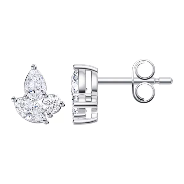Mixed Shape Diamond Stud Earrings (.45 ct. tw.)