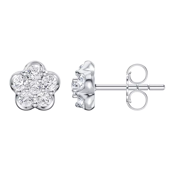 Clara Floral Cluster Lab Earrings