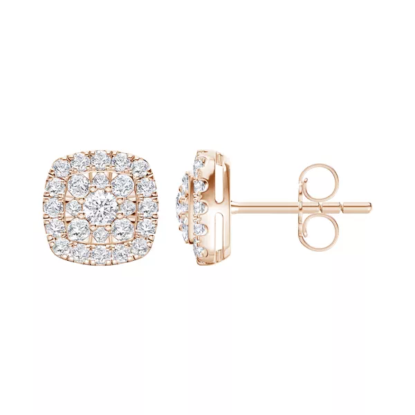 Elissa Double Halo Earrings