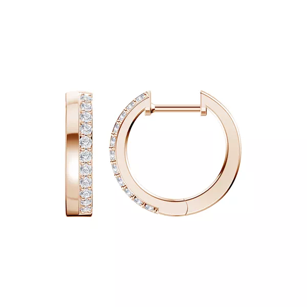 Arceo Diamond Hoops