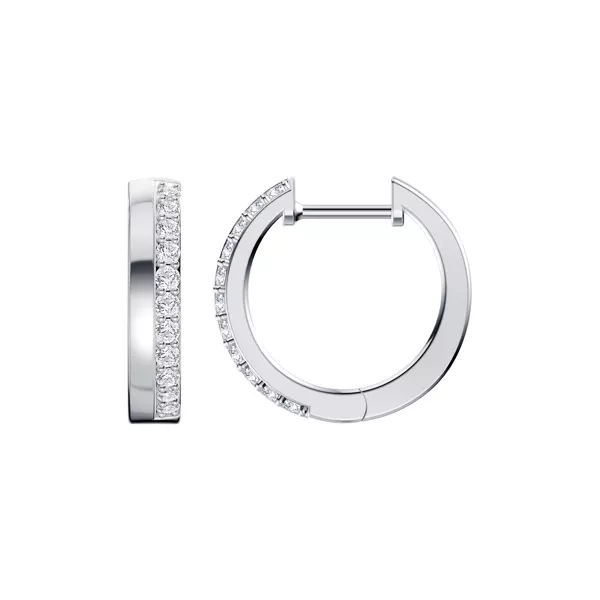 Arceo Diamond Hoops
