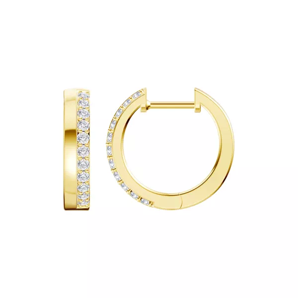 Arceo Diamond Hoops