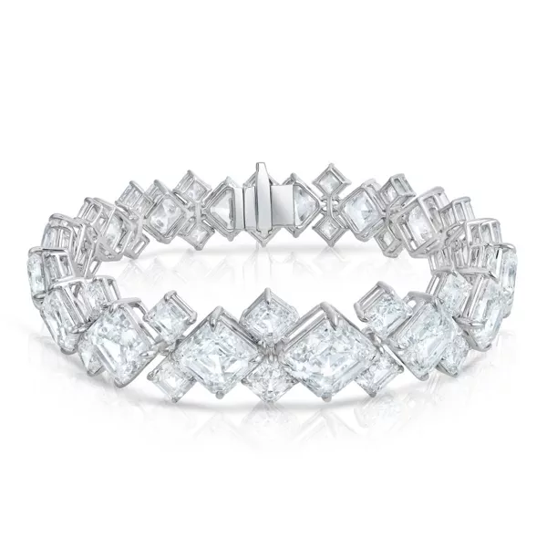 Asscher Lab Diamond Masterpiece Bracelet (68.85 ct. tw.)