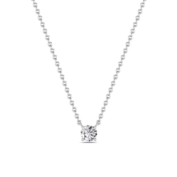 Floating Lab Diamond Solitaire Necklace (.50 ct.)