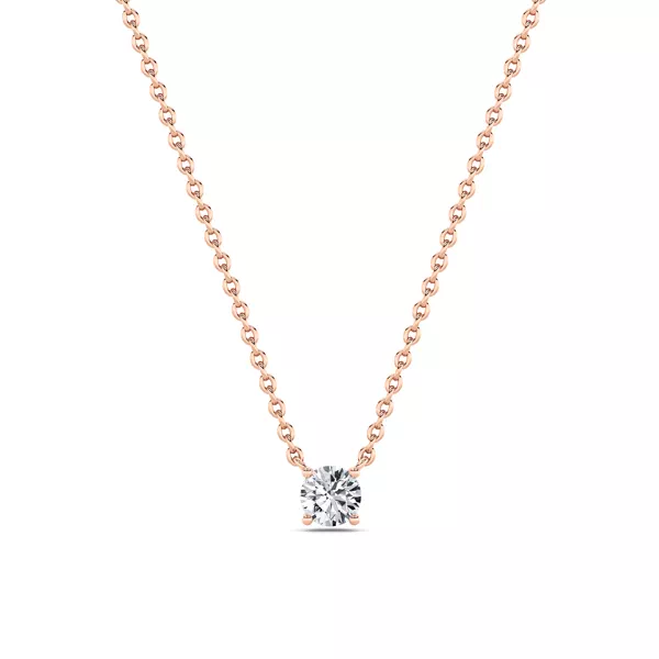 Floating Lab Diamond Solitaire Necklace (.75 ct.)
