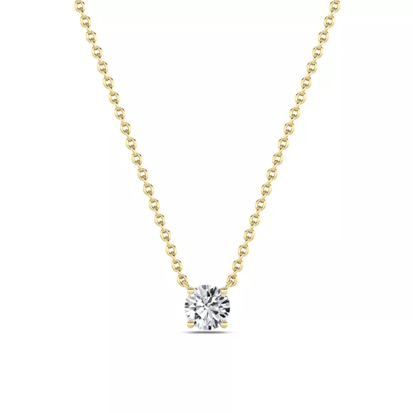 Floating Lab Diamond Solitaire Necklace (1.00 ct.)