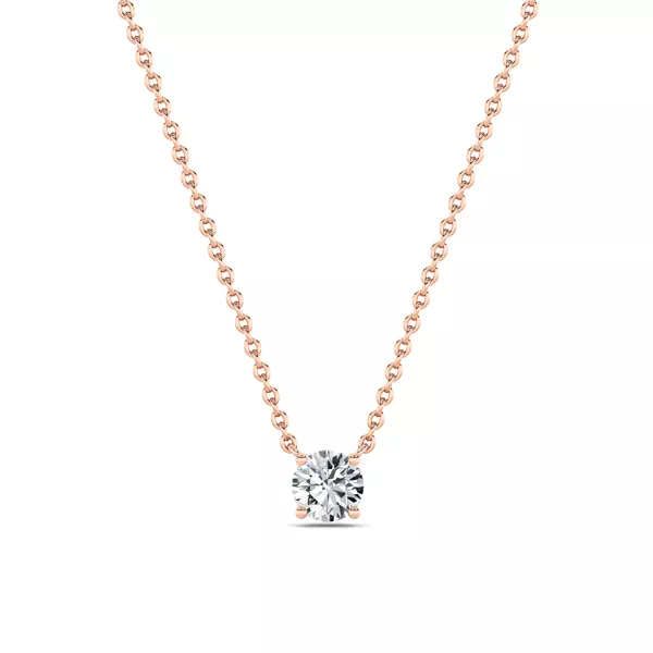 Floating Lab Diamond Solitaire Necklace (1.00 ct.)