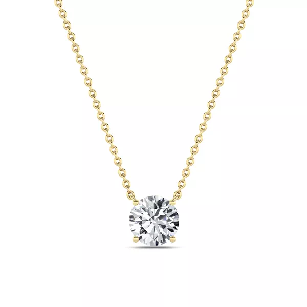 Floating Lab Diamond Solitaire Necklace (2.00 ct.)
