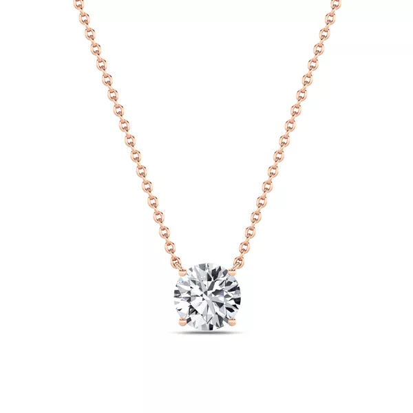 Floating Lab Diamond Solitaire Necklace (3.00 ct.)