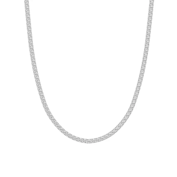Adjustable Round Lab Diamond Eternity Necklace (20.00 ct. tw.)