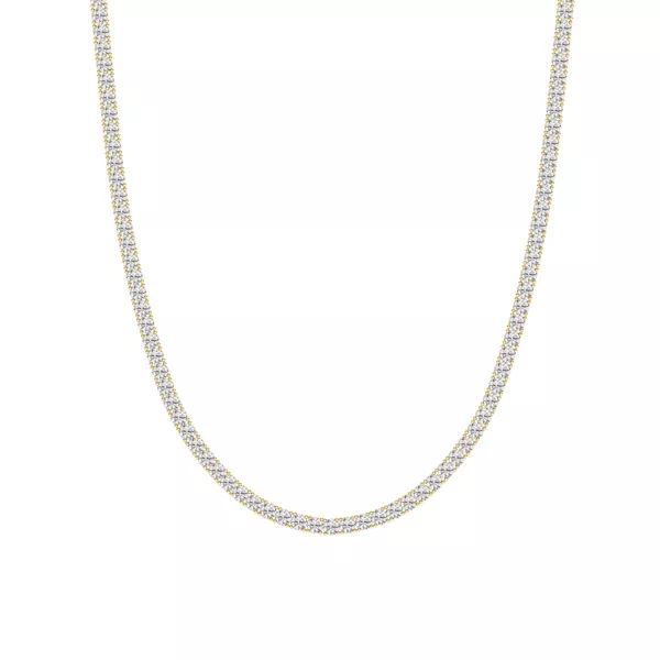 Adjustable Round Lab Diamond Eternity Necklace (20.00 ct. tw.)