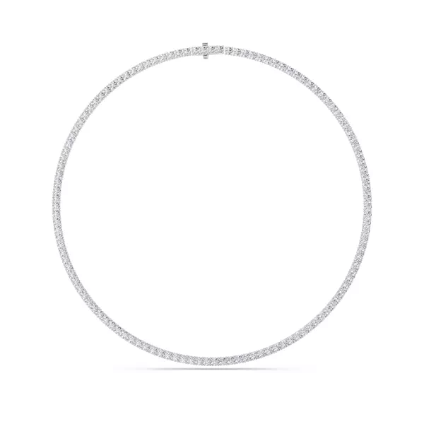 Adjustable Round Lab Diamond Eternity Necklace (24.20 ct. tw.)