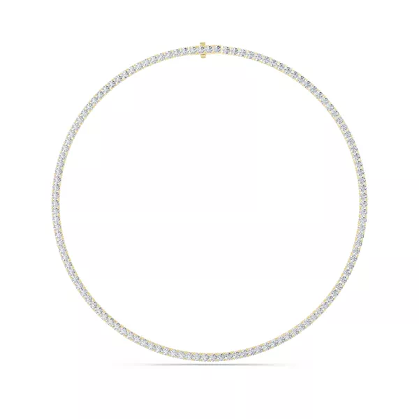 Adjustable Round Lab Diamond Eternity Necklace (24.20 ct. tw.)