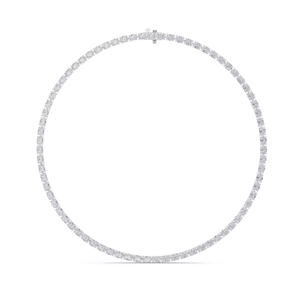 Adjustable Oval Lab Diamond Eternity Necklace (19.00 ct. tw.)