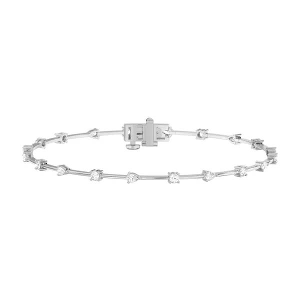 Diamond Bracelets Lyric Lab Diamond Bar-Link Bracelet