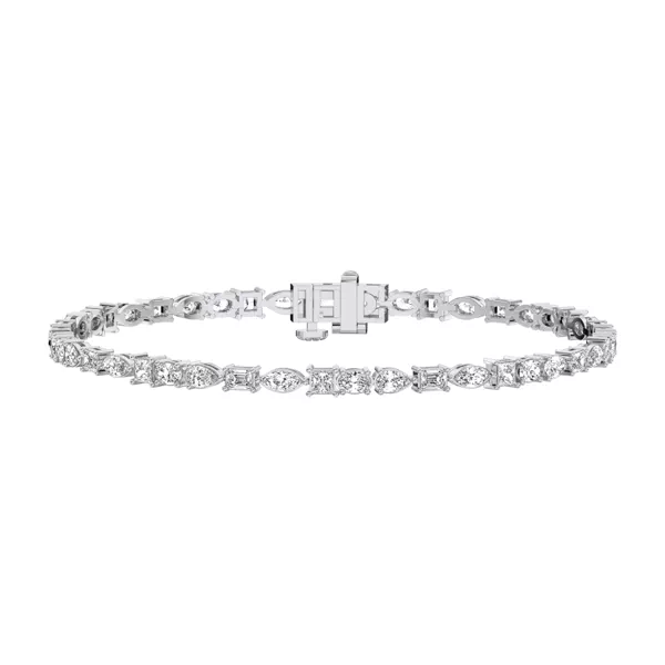 Isara Mixed Shape Lab Diamond Bracelet