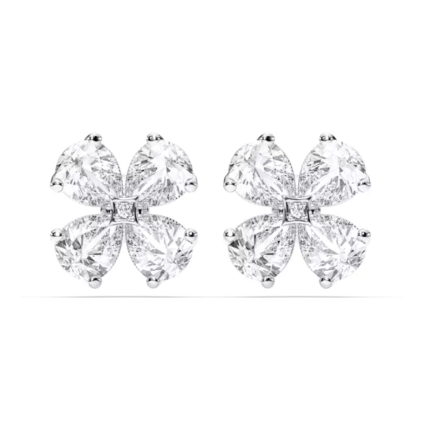 Petralis Pear-Shaped Lab Diamond Earrings