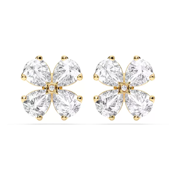 Petralis Pear-Shaped Lab Diamond Earrings