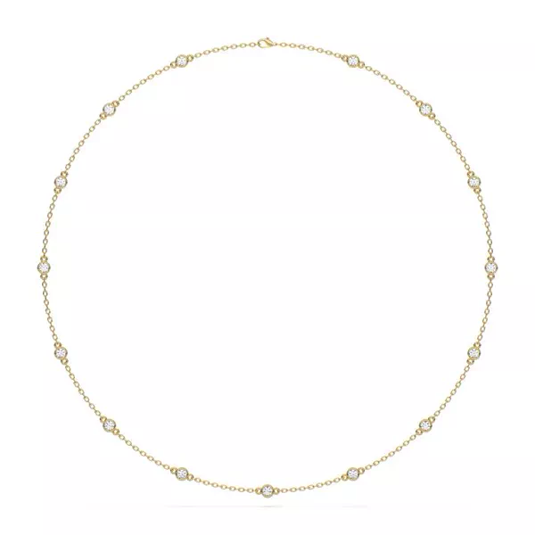 Gareluna Lab Diamond Station Necklace (3 ct. tw.)