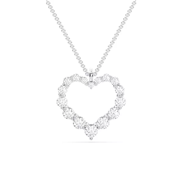 Amora Heart Lab Diamond Necklace (1.00 ct. tw.)