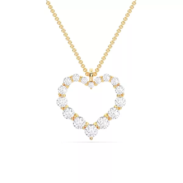 Amora Heart Lab Diamond Necklace (1.00 ct. tw.)
