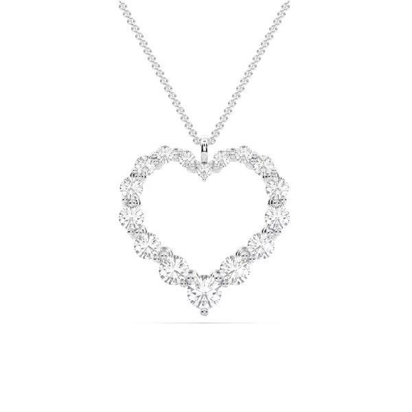 Amora Heart Lab Diamond Necklace (2.00 ct. tw.)