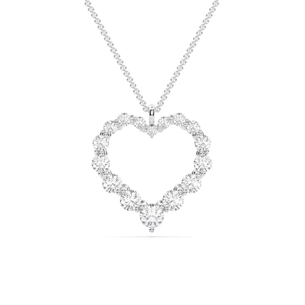 Amora Heart Lab Diamond Necklace (1.50 ct. tw.)
