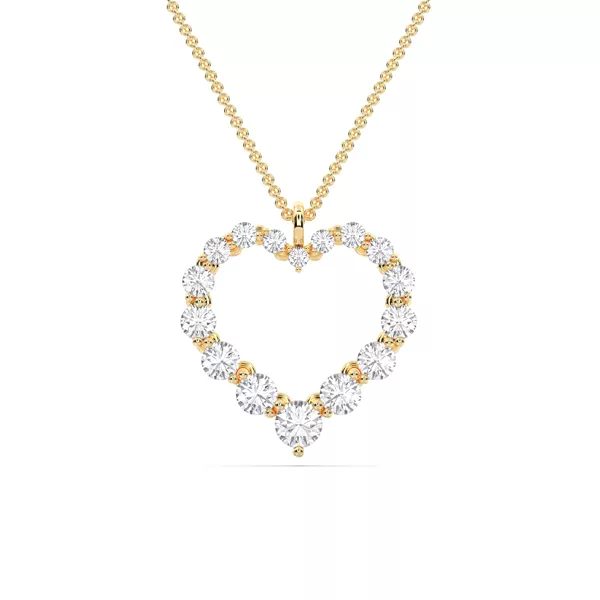 Amora Heart Lab Diamond Necklace (1.50 ct. tw.)