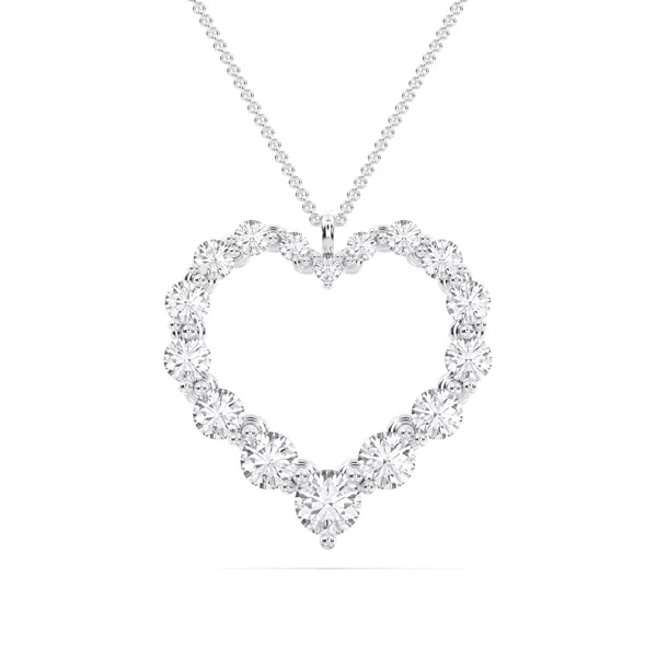 Amora Heart Lab Diamond Necklace (3.00 ct. tw.)