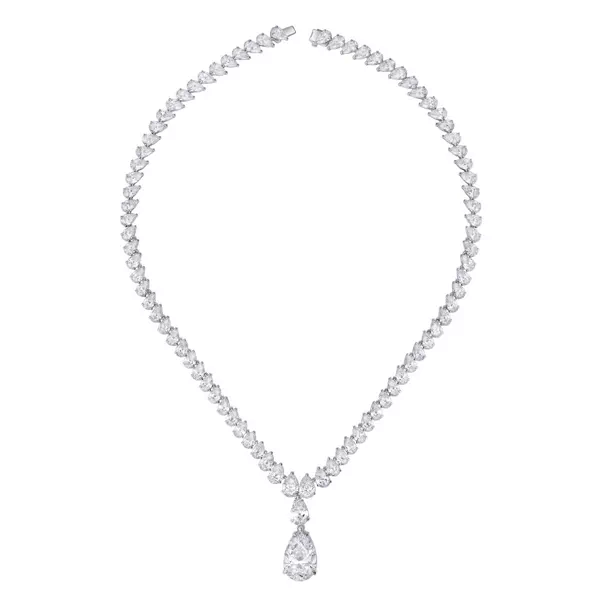 Pear Lab Diamond Drop Masterpiece Necklace (48.47 ct. tw.)