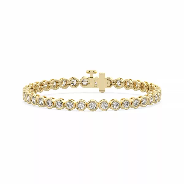 Bezel Lab Diamond Vermeil Bracelet (5.00 ct. tw.)
