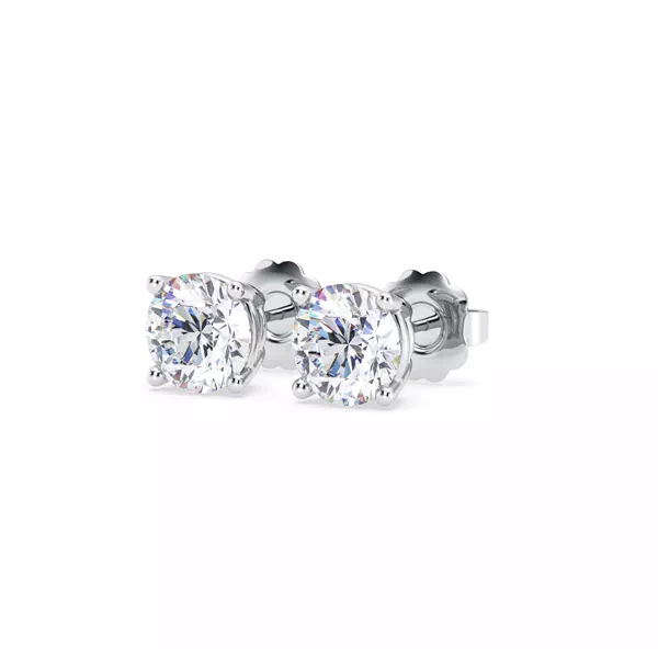 Lab Diamond Studs in Sterling Silver (2.00 ct. tw.)