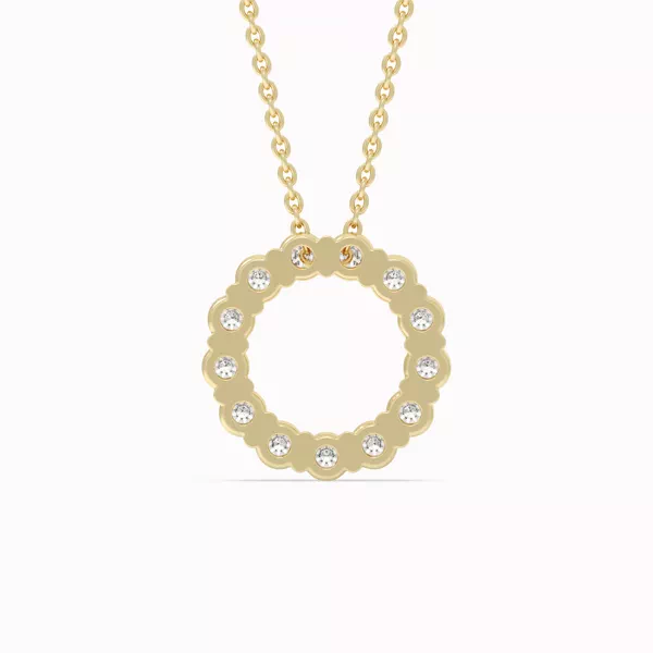 Circle Lab Diamond Vermeil Necklace (1.00 ct. tw.)