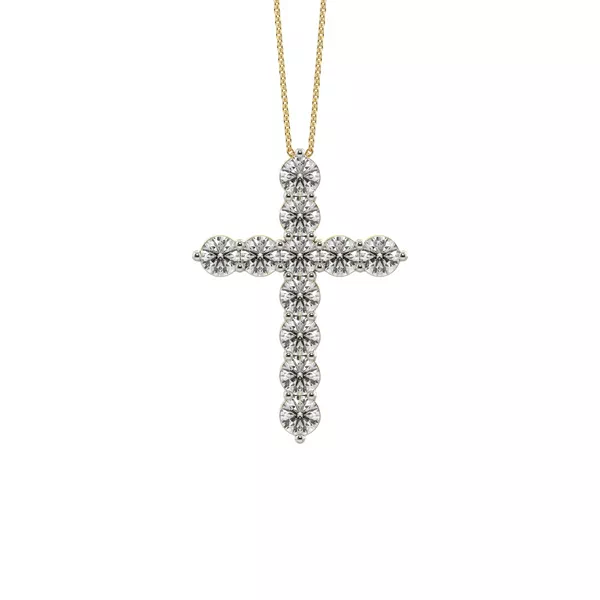 Cross Lab Diamond Vermeil Necklace (2.00 ct. tw.)