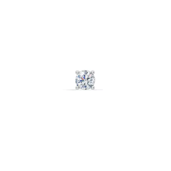 Single Lab Diamond Screw Back Stud Earring (1/8ct)