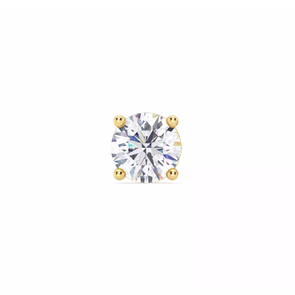 Single Lab Diamond Screw Back Stud Earring (2ct)