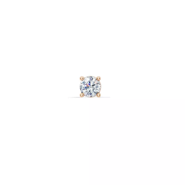 Single Lab Diamond Stud Earring (1/8ct)