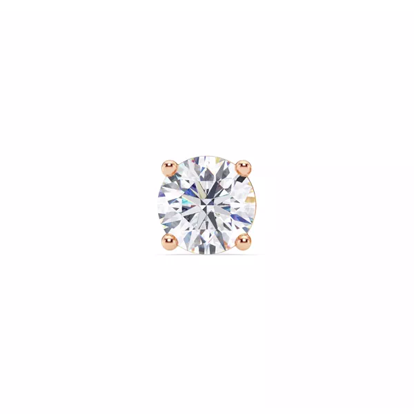 Single Lab Diamond Stud Earring (2ct)