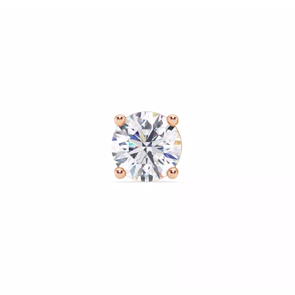 Single Lab Diamond Stud Earring (2.5ct)
