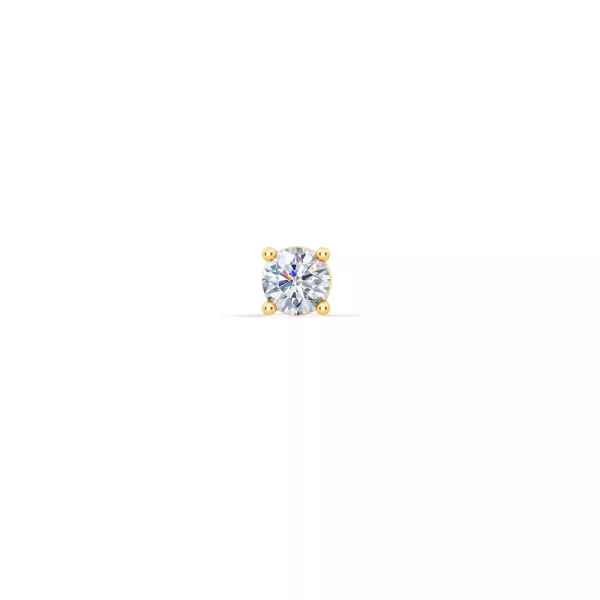 Single Lab Diamond Stud Earring (1/8ct)