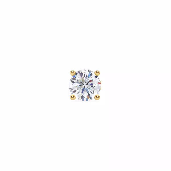 Single Lab Diamond Stud Earring (1ct)
