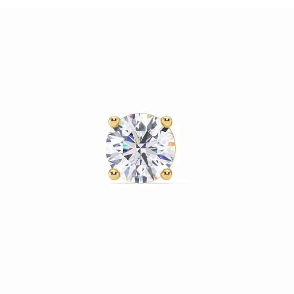 Single Lab Diamond Stud Earring (2.5ct)