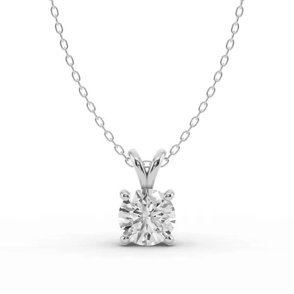 Split Bail Lab Diamond Solitaire Necklace (2.00 ct.)