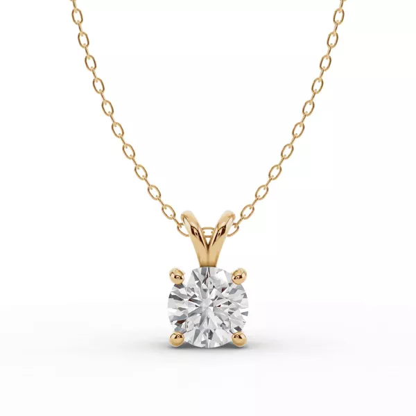Split Bail Lab Diamond Solitaire Necklace (2.00 ct.)