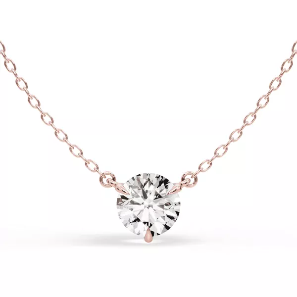 3-Prong Lab Diamond Solitaire Necklace (1.5 ct.)