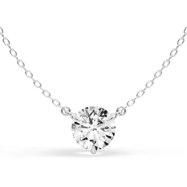 3-Prong Lab Diamond Solitaire Necklace (2 ct.)