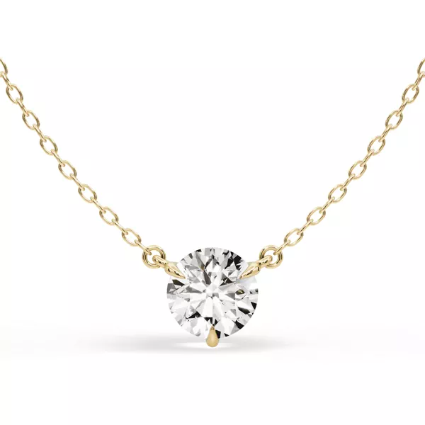 3-Prong Lab Diamond Solitaire Necklace (1.5 ct.)