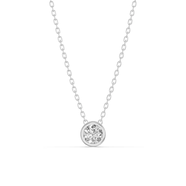Bezel Lab Diamond Necklace (0.25 ct. tw.)